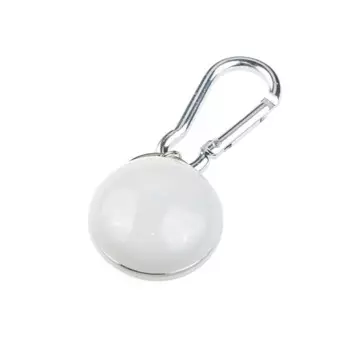 Rungo Маячок круглый светящийся с карабином на ошейник, диаметр 3 см