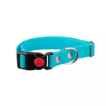 Rungo Ошейник для собак из биотана, M, обхват шеи 28-45 см, ширина 2 см, голубой