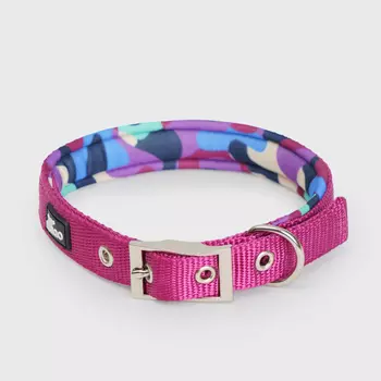 Rungo Ошейник для собак Soft Classic, XXS, обхват шеи 27-35 см, ширина 1,5 см, орхидея