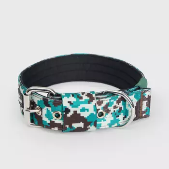 Rungo Ошейник нейлоновый для собак Soft Classic, обхват шеи 68 см, ширина 3,8 см, пиксель