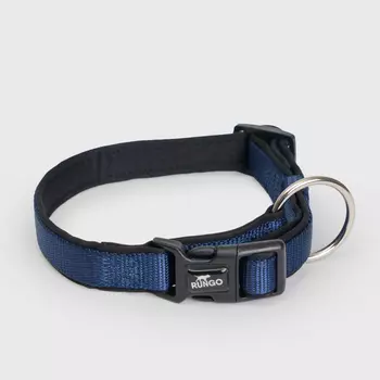 Rungo Ошейник нейлоновый для собак Soft, обхват шеи 30-45 см, ширина 2 см, синий