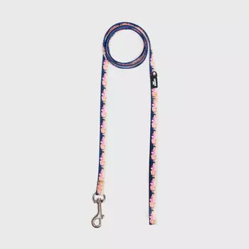 Rungo Поводок нейлоновый для кошек и собак, 120 см, ширина ремешка 1 см, горный розовый