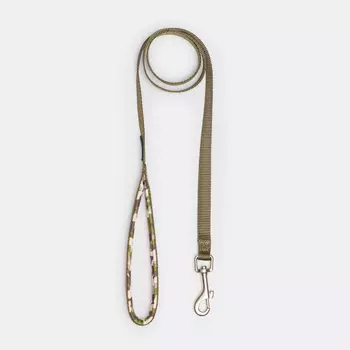 Rungo Поводок нейлоновый для собак Soft Classic, ширина 15 мм, длина 1,2 м, зеленый камуфляж