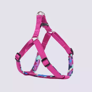 Rungo Шлейка для собак Step-in Soft, обхват груди 66-73 см, ширина ремешка 2 см, орхидея