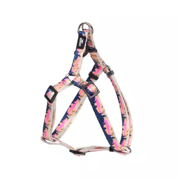 Rungo Шлейка нейлоновая для кошек и собак Step-in, объем груди 33-46,5 см, ширина ремешка 1 см, горный розовый