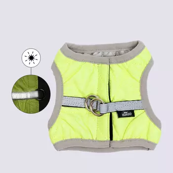 Rungo Шлейка-жилетка для собак Comfort, XL, обхват груди 40-45 см, салатовый