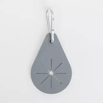 RURRI Держатель для пакетиков, 7,7х5,2х0,3 см, серый