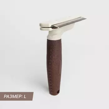 RURRI Дешедер для шерсти кошек и собак, L, 15х11 см