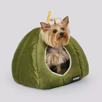 RURRI Дом 40х32 см оливковый