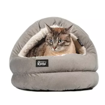 Rurri Дом для кошек и собак, 42x40х34 см, серый