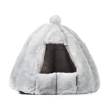 Rurri Дом для кошек и собак, 50x50х34 см, серый