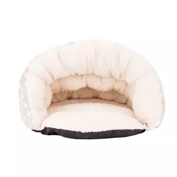 Rurri Домик для кошек и собак мелких и средних пород, 38х48х33 см, бежевый