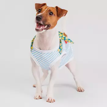 Rurri Футболка с галстуком Cool голубая L