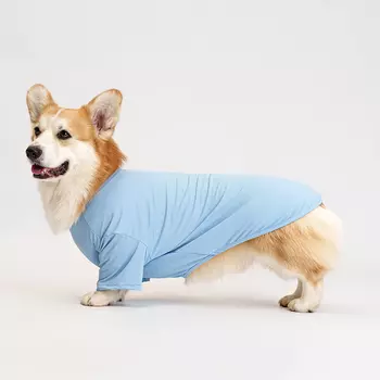 RURRI Футболка с ракушкой для собак, 4XL, синяя