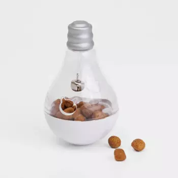 Rurri Игрушка для кошек Диспенсер для лакомств Лампочка, 11,5х7 см