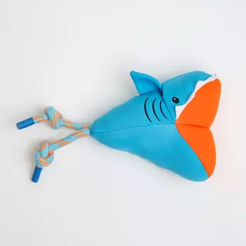 RURRI Игрушка для собак Акула, 30х15х7 см