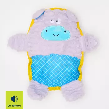 RURRI Игрушка для собак Бегемотик, 26х26х6,5 см