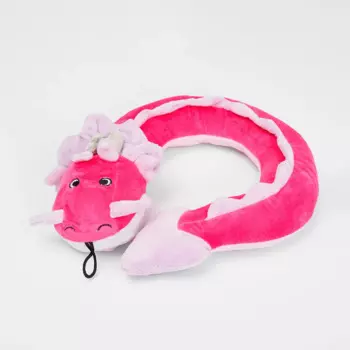 RURRI Игрушка для собак Дракон, 30 см, розовый