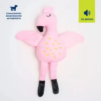 Rurri Игрушка для собак Фламинго, 30х23х4,5 см