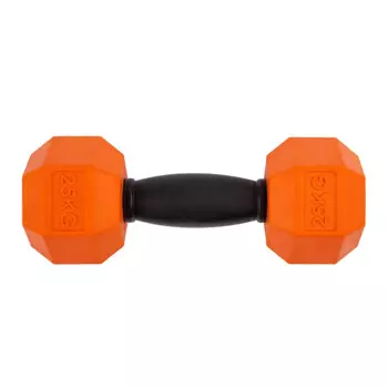 Rurri Игрушка для собак Гантель оранжевый, 18 см