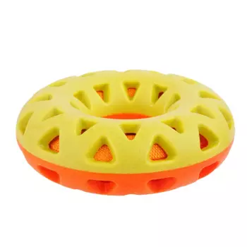 Rurri Игрушка для собак Кольцо желтый-оранжевый, 14 см