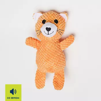 RURRI Игрушка для собак Котик, 19х14х9 см