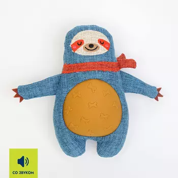 RURRI Игрушка для собак Ленивец, 19х20х7 см