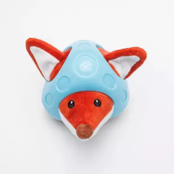 Rurri Игрушка для собак Лисенок в шлеме, 8,8х8х12 см