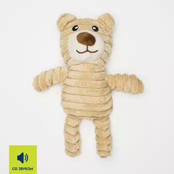RURRI Игрушка для собак Медведь, 21х17х6,5 см