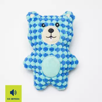 RURRI Игрушка для собак Медвежонок, 13х9х4 см