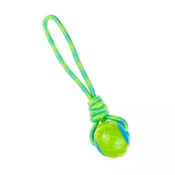 Rurri Игрушка для собак Мяч на веревке, 7 см