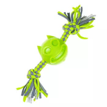 Rurri Игрушка для собак Мяч Кот 7 см на веревке