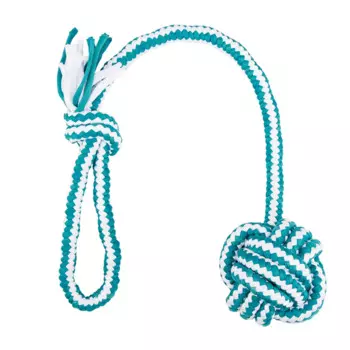 RURRI Игрушка для собак Мяч на веревке, 50 см