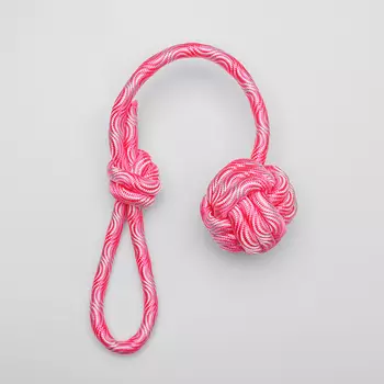 RURRI Игрушка для собак Мяч веревочный, 42х6,5 см