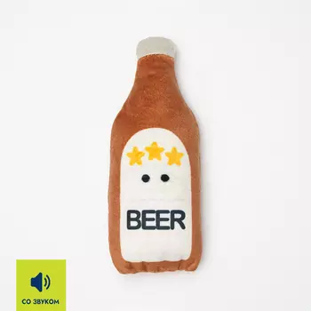 RURRI Игрушка для собак Пиво, 15х6х4 см
