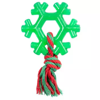 Rurri Игрушка для собак Снежинка, 12,5 см