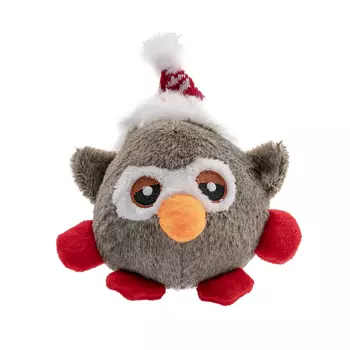 Rurri Игрушка для собак Сова 12 см с мячом внутри