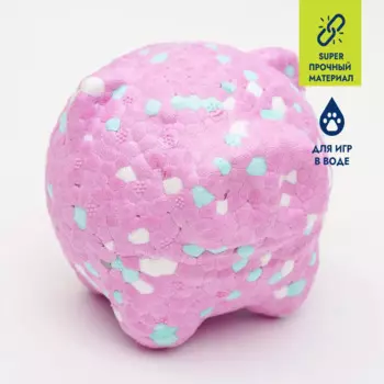 RURRI Игрушка для собак Свинка, 9х9,5х9 см