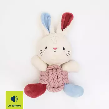 RURRI Игрушка для собак Заяц, 23х16х8 см