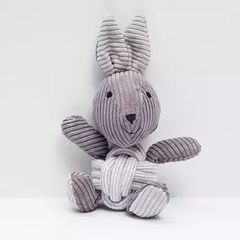 RURRI Игрушка для собак Заяц с мячом, 26 см