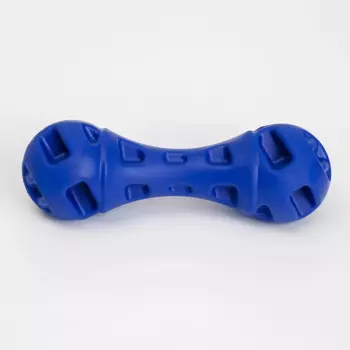 RURRI Игрушка из каучука для собак Гантель, 13х4 см