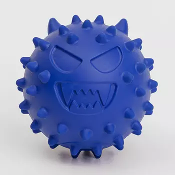 RURRI Игрушка из каучука для собак Мяч игольчатый, диаметр 6 см