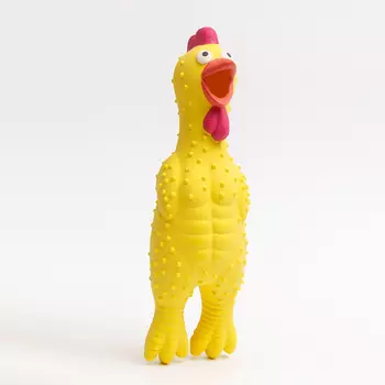 RURRI Игрушка из латекса для собак Курица, 25,5х7,5х7 см