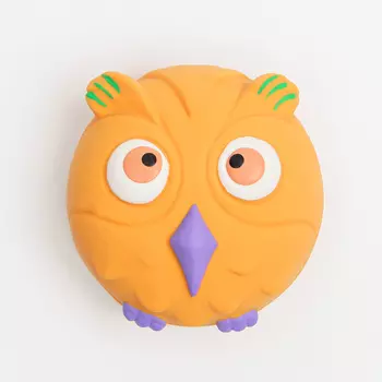 RURRI Игрушка из латекса для собак Сова, 5,5х3 см