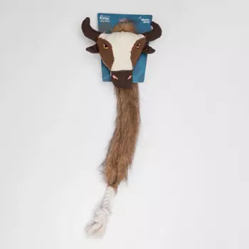 Rurri Игрушка с пищалкой для собак Буйвол, 60х19х6 см