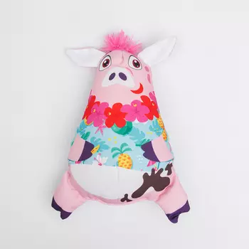 RURRI Игрушка с пищалкой для собак Свинка, 28х20х11 см