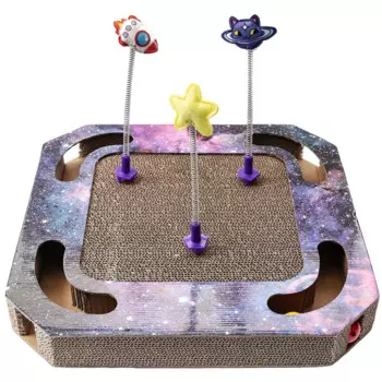 Rurri Когтеточка-игрушка Космос 45х45х6 см Space-Travel