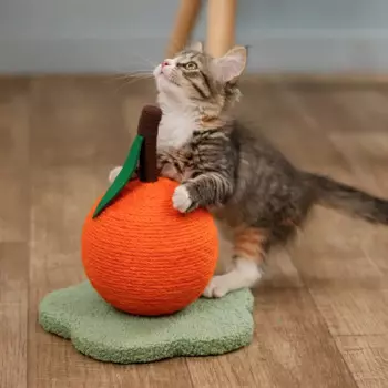 Rurri Когтеточка Яблоко (24х26 см) круглая для кошек