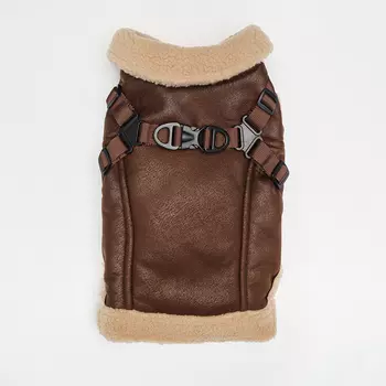 RURRI Куртка для собак, M, коричневый