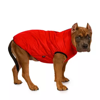 Rurri Куртка на молнии для собак XL красный (унисекс)